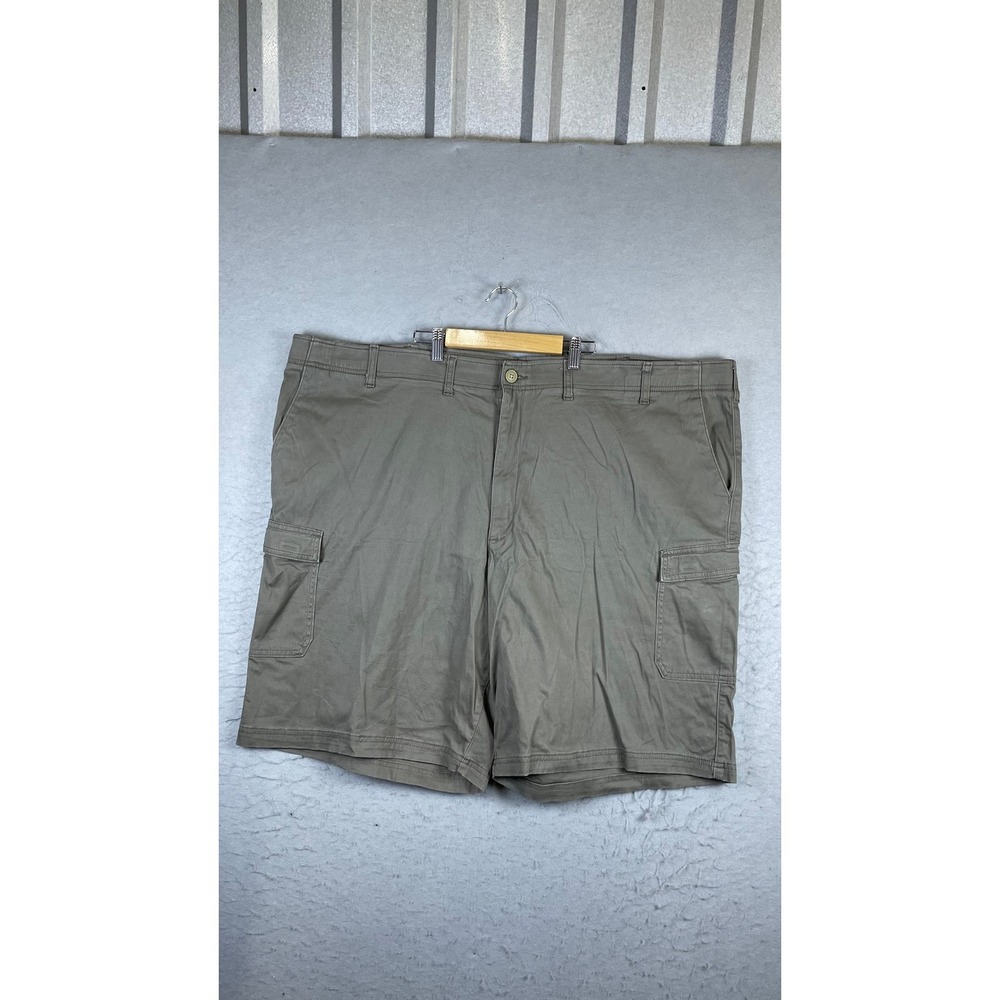 Lee Cargo Shorts Mens 52 Gray Excellent Extreme Comfort Performance Series